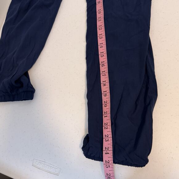 Lulu's Learning to Fly Halter Jumpsuit Womens Large Cinched Waist Backless Blue - Picture 11 of 16